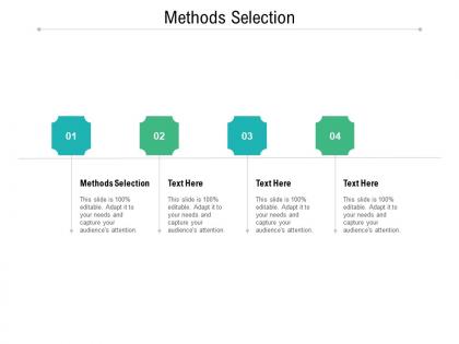 Methods selection ppt powerpoint presentation summary topics cpb