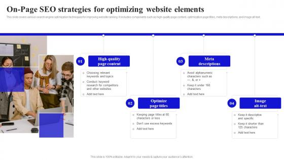 Methods To Boost Buyer On Page SEO Strategies For Optimizing Website Elements