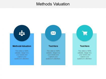 Methods valuation ppt powerpoint presentation styles deck cpb