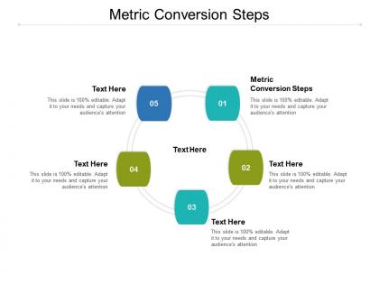 Metric conversion steps ppt powerpoint presentation styles background cpb