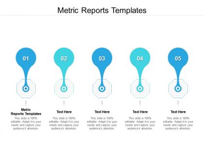 Metric reports templates ppt powerpoint presentation styles aids cpb