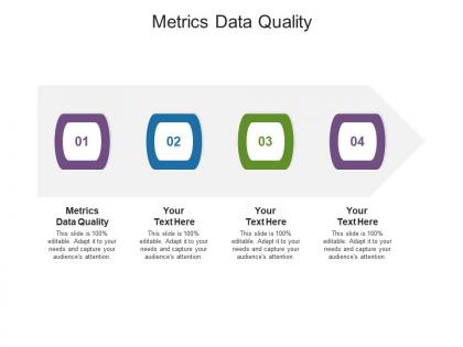 Metrics data quality ppt powerpoint presentation ideas samples cpb