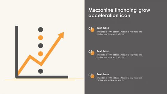 Mezzanine Financing Grow Acceleration Icon