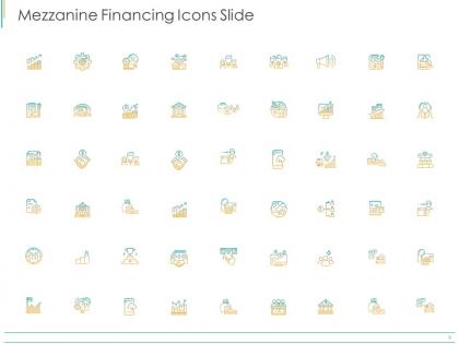 Mezzanine financing icons slide ppt powerpoint presentation gallery design inspiration