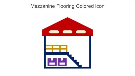 Mezzanine Flooring Colored Icon In Powerpoint Pptx Png And Editable Eps Format