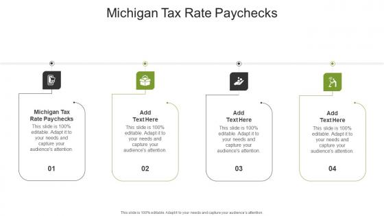 Michigan Tax Rate Paychecks In Powerpoint And Google Slides Cpb