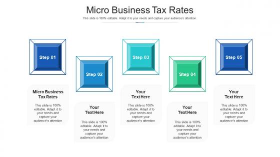 Micro business tax rates ppt powerpoint presentation pictures graphics design cpb