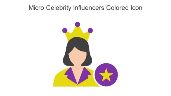 Micro Celebrity Influencers Colored Icon In Powerpoint Pptx Png And Editable Eps Format
