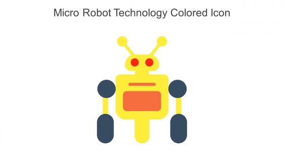 Micro Robot Technology Colored Icon In Powerpoint Pptx Png And Editable Eps Format
