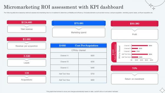 Micromarketing ROI Assessment With KPI Implementing Micromarketing To Minimize MKT SS V