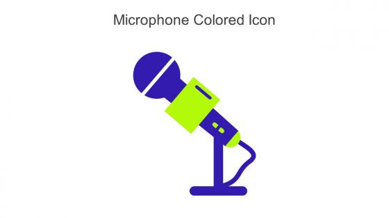 Microphone Colored Icon In Powerpoint Pptx Png And Editable Eps Format