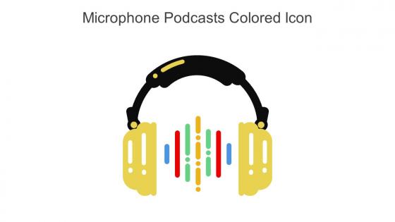 Microphone Podcasts Colored Icon In Powerpoint Pptx Png And Editable Eps Format