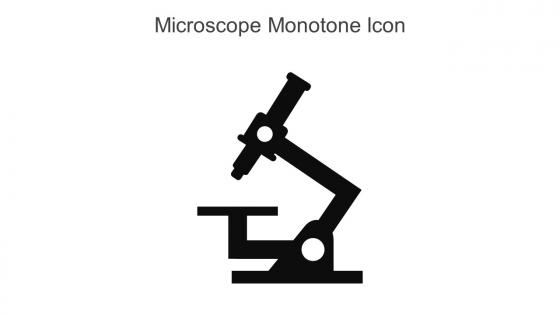 Microscope Monotone Icon In Powerpoint Pptx Png And Editable Eps Format