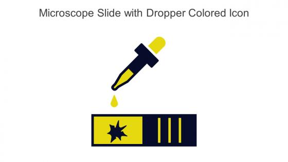 Microscope Slide With Dropper Colored Icon In Powerpoint Pptx Png And Editable Eps Format