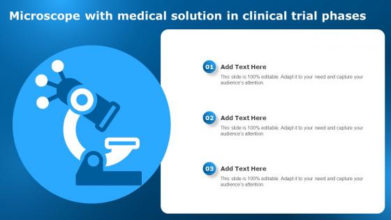 Microscope With Medical Solution In Clinical Trial Phases Clinical Research Trial Stages