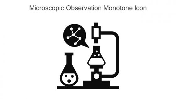 Microscopic Observation Monotone Icon In Powerpoint Pptx Png And Editable Eps Format