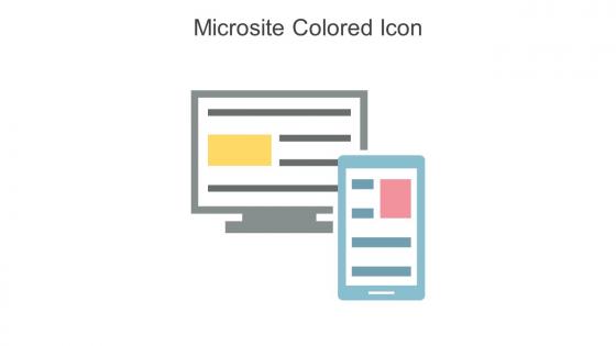 Microsite Colored Icon In Powerpoint Pptx Png And Editable Eps Format