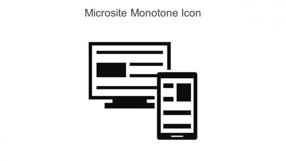 Microsite Monotone Icon In Powerpoint Pptx Png And Editable Eps Format