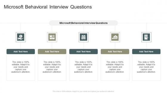 Microsoft Behavioral Interview Questions In Powerpoint And Google Slides Cpb