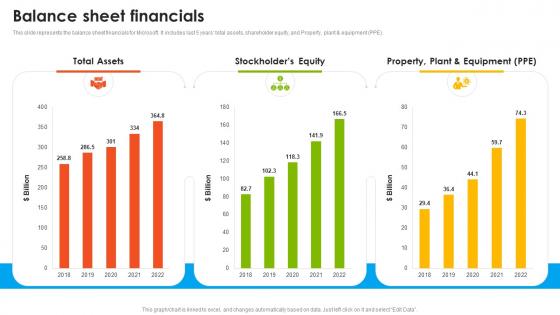 Microsoft Company Profile Balance Sheet Financials CP SS