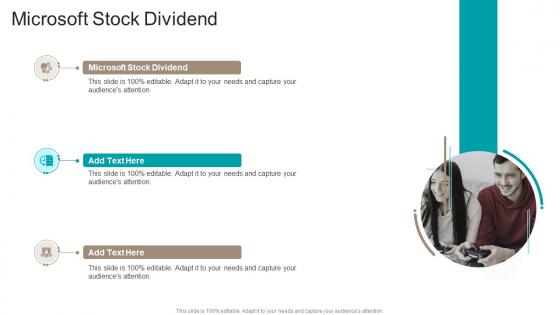 Microsoft Stock Dividend In Powerpoint And Google Slides Cpb