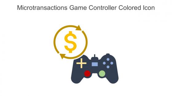 Microtransactions Game Controller Colored Icon In Powerpoint Pptx Png And Editable Eps Format