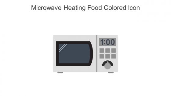 Microwave Heating Food Colored Icon In Powerpoint Pptx Png And Editable Eps Format