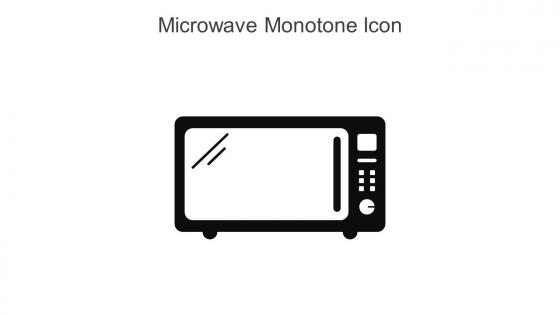 Microwave Monotone Icon In Powerpoint Pptx Png And Editable Eps Format