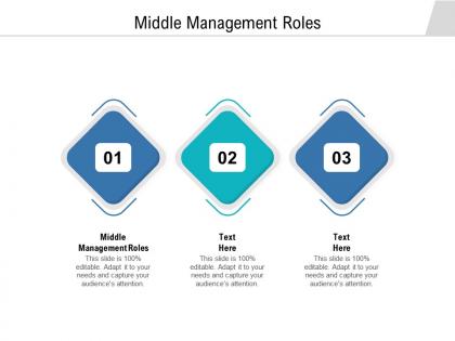 Middle management roles ppt powerpoint presentation styles show cpb