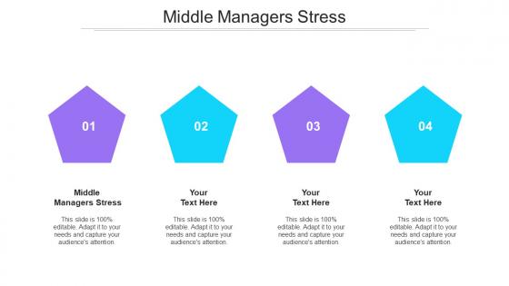Middle Managers Stress Ppt Powerpoint Presentation Inspiration Good Cpb