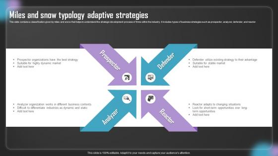 Miles And Snow Typology Adaptive Strategies