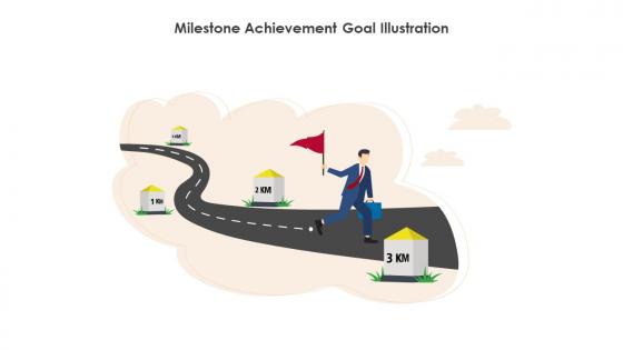 Milestone Achievement Goal Illustration
