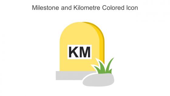 Milestone And Kilometre Colored Icon In Powerpoint Pptx Png And Editable Eps Format
