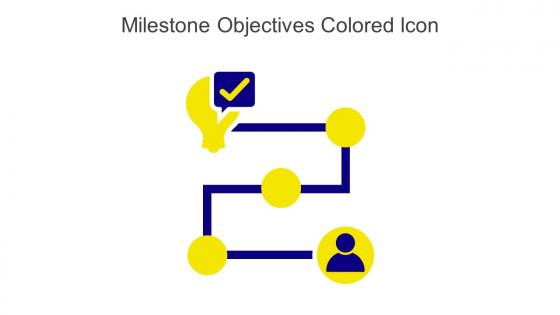Milestone Objectives Colored Icon In Powerpoint Pptx Png And Editable Eps Format