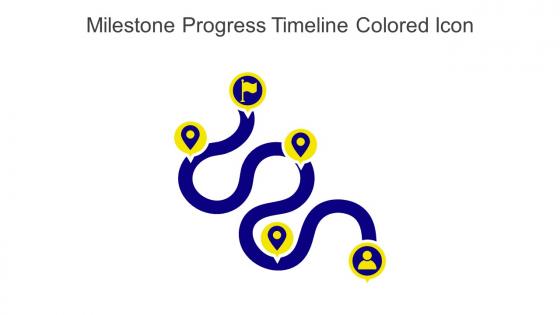 Milestone Progress Timeline Colored Icon In Powerpoint Pptx Png And Editable Eps Format
