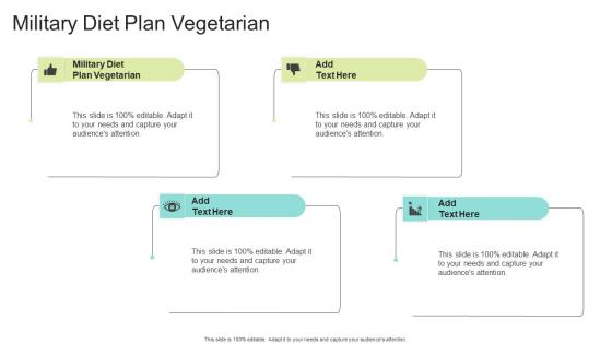 Military Diet Plan Vegetarian In Powerpoint And Google Slides Cpb