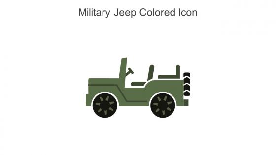 Military Jeep Colored Icon In Powerpoint Pptx Png And Editable Eps Format
