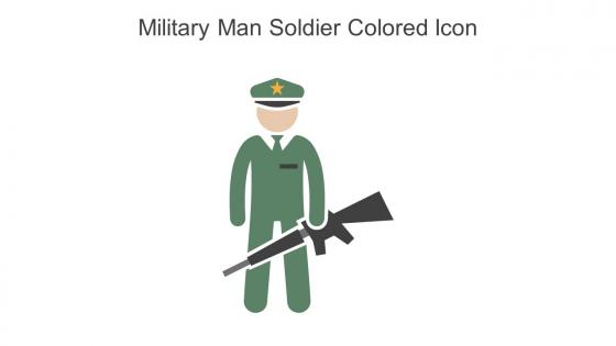 Military Man Soldier Colored Icon In Powerpoint Pptx Png And Editable Eps Format