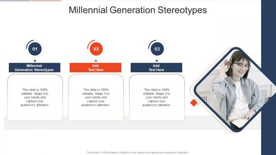 Millennial Generation Stereotypes In Powerpoint And Google Slides Cpb