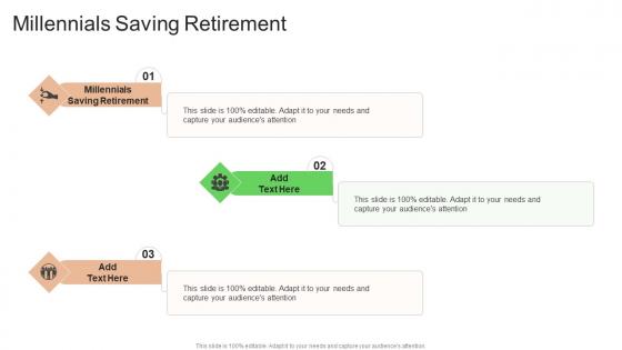 Millennials Saving Retirement In Powerpoint And Google Slides Cpb