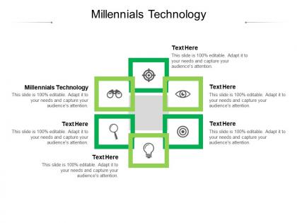 Millennials technology ppt powerpoint presentation inspiration smartart cpb