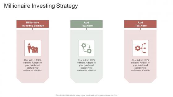 Millionaire Investing Strategy In Powerpoint And Google Slides Cpb