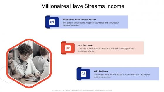 Millionaires Have Streams Income In Powerpoint And Google Slides Cpb