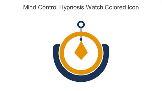 Mind Control Hypnosis Watch Colored Icon In Powerpoint Pptx Png And Editable Eps Format