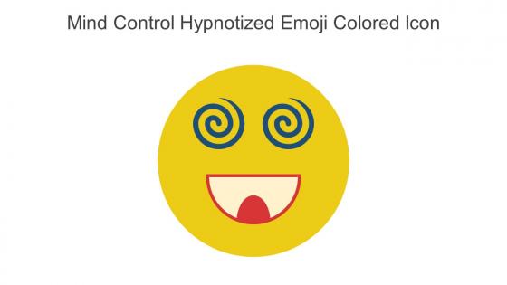 Mind Control Hypnotized Emoji Colored Icon In Powerpoint Pptx Png And Editable Eps Format