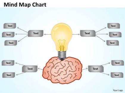 Mind map bulb chart