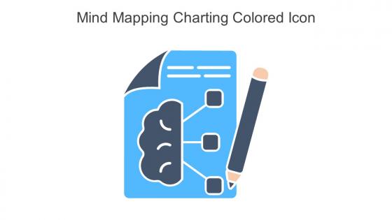 Mind Mapping Charting Colored Icon In Powerpoint Pptx Png And Editable Eps Format