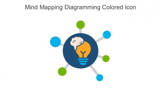 Mind Mapping Diagramming Colored Icon In Powerpoint Pptx Png And Editable Eps Format