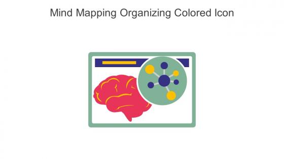Mind Mapping Organizing Colored Icon In Powerpoint Pptx Png And Editable Eps Format