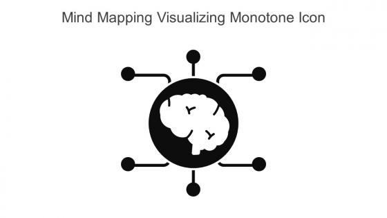 Mind Mapping Visualizing Monotone Icon In Powerpoint Pptx Png And Editable Eps Format